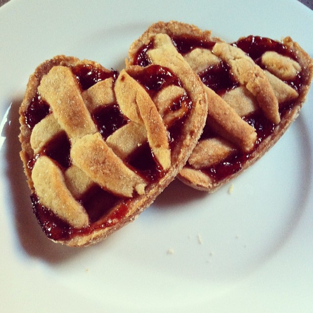 Cuoricini del mattino alla fragola