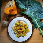 Tortelli con cavolo nero e zucca